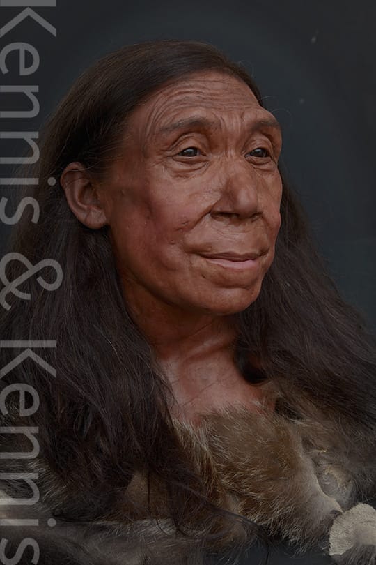 meet our new reconstruction Shanidar Z ,Neanderthal woman for the new Netflix series Secrets of the Neanderthals #Neanderthals #netflix #Secretoftheneanderthals