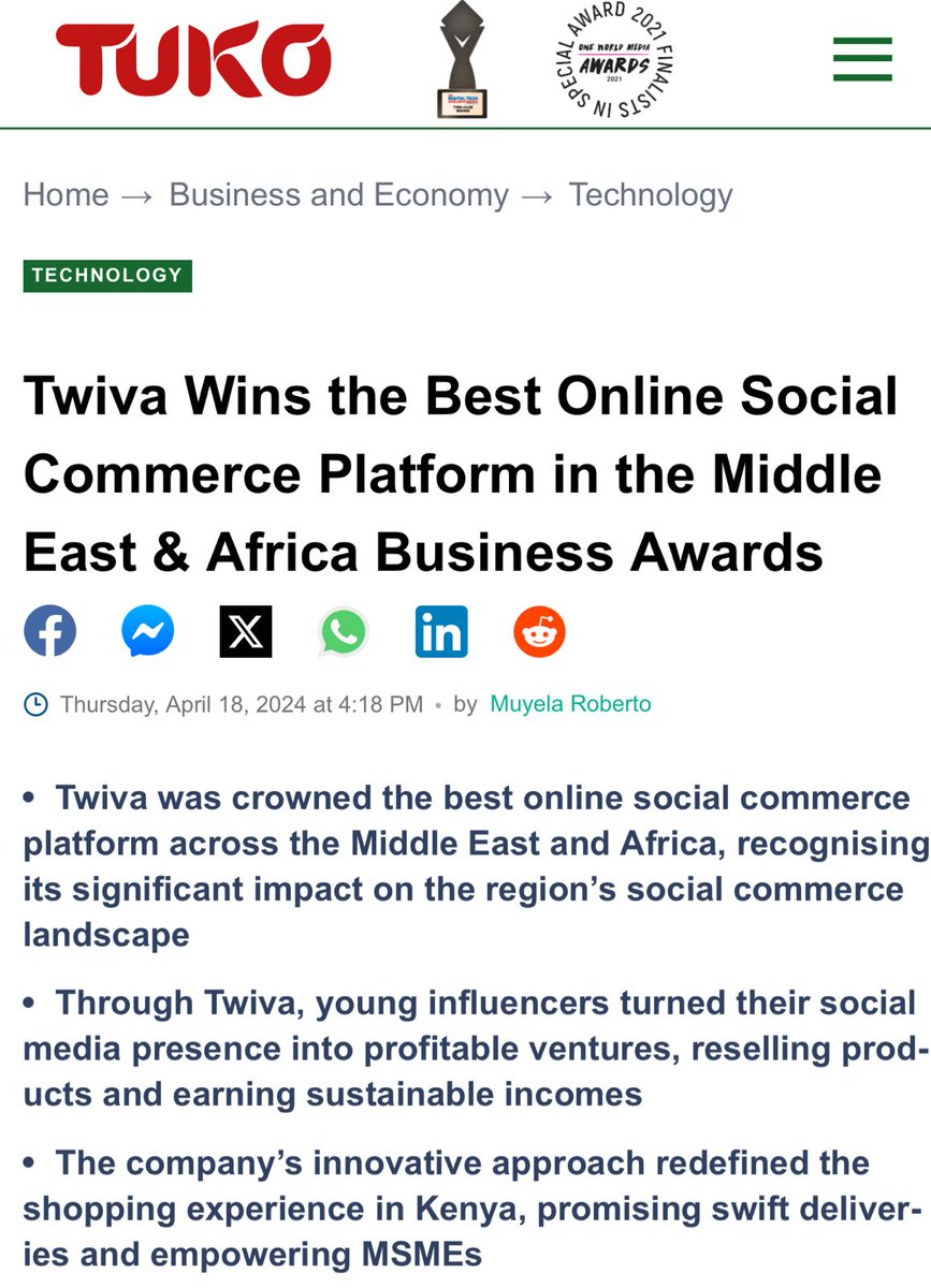 Twiva and KEPSA have launched the Twende Digital Project, aimed at revolutionizing Kenya's job market by digitizing businesses and targeting the employment of over 2000 youths, especially women under 35. Let's bridge the employment gap together. Social Commerce #EarnWithTwiva…