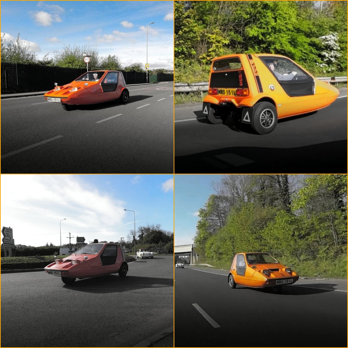 This Bond Bug joined our local Drive it Day. Possibly one of the coolest cars if the 70's.

youtu.be/_f1l2NLOXhQ
Check out the 'Drive it Day' video via the link.

#bondbug #bondcars #3wheeler #microcar #70s #70sfashion #70snostalgia #70scars #DriveItDay #driveitday2024