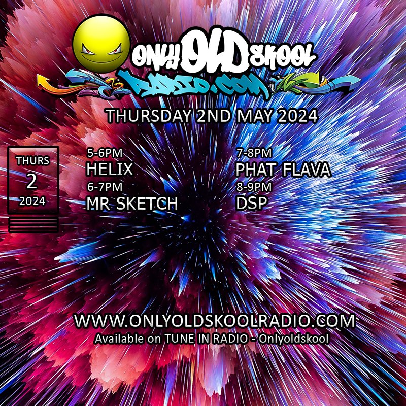 Oioi peeps,  lets get the weekend started with top underground classics and from our finest jocks, so  lock in and see yall in chat from 5!! 
linktr.ee/OnlyOldSkoolRa…
#onlyoldskool #oldskool #onlyoldskoolradio #oldskoolmusic #oldschool #iloveoldskool #rave #raver #hardcore
