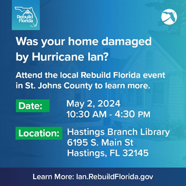 Attention St. Johns County Homeowners!