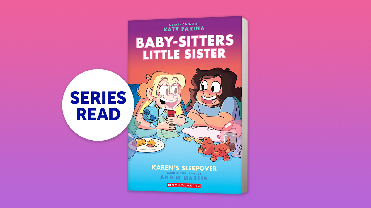 Karen is having her first sleepover! She and her friends are going to tell spooky stories, bake cookies, and raid the refrigerator. Karen's Sleepover: A Graphic Novel (Baby-Sitters Little Sister #8) Pre-order today! 🔗 schol.ca/x/aJ ✍️🎨 @Kate_Farina & Ann M Martin