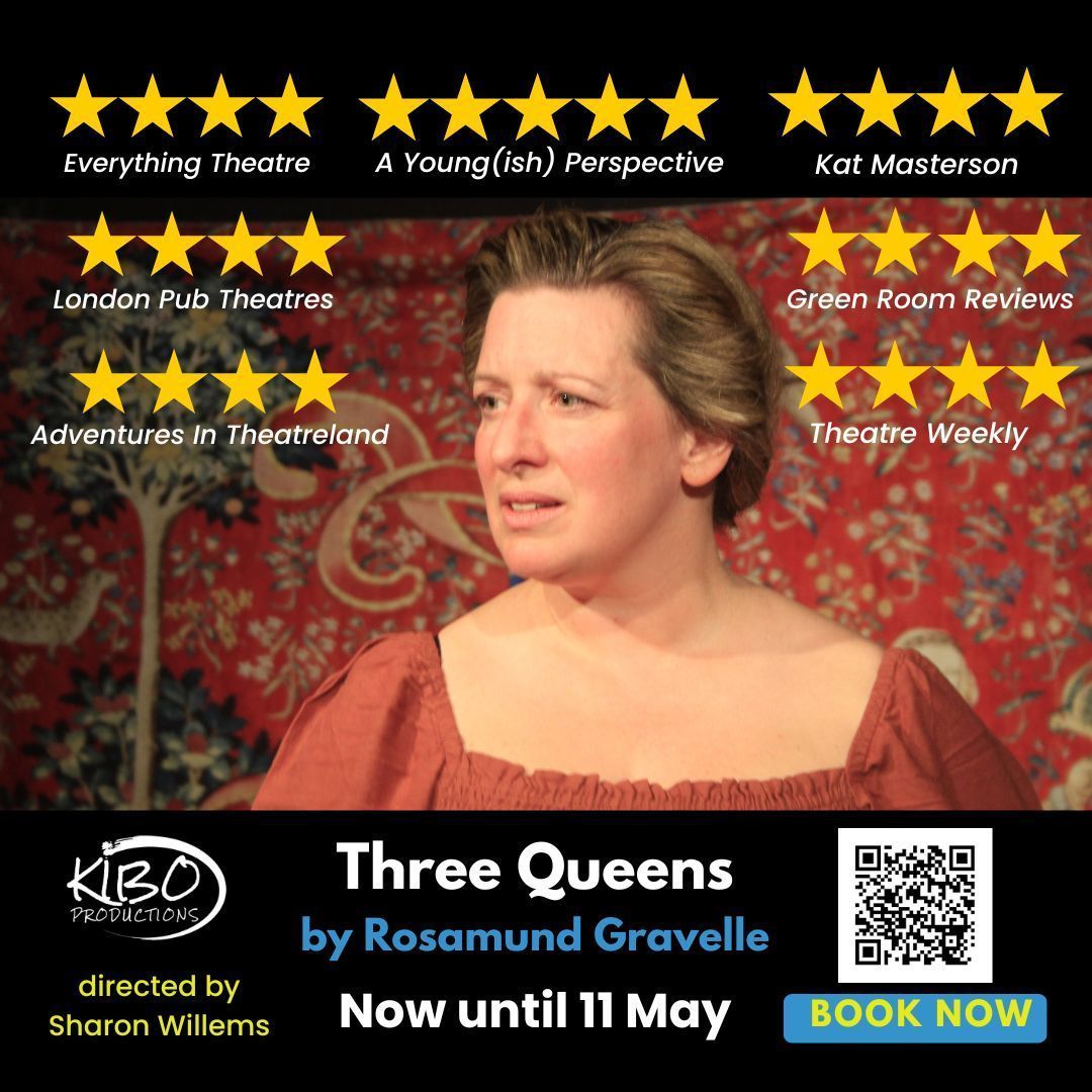 Kat Ashley is ride or die for our Princess Elizabeth, but will Elizabeth listen to Kat's sage advice? Come see the excellent Sally Sharp as Kat Ashley in Three Queens by Rosamund Gravelle, running now untl 11 May. 🫶 👸 👸 👸 🎟️ buff.ly/3VyRfQY @SallySharpActor