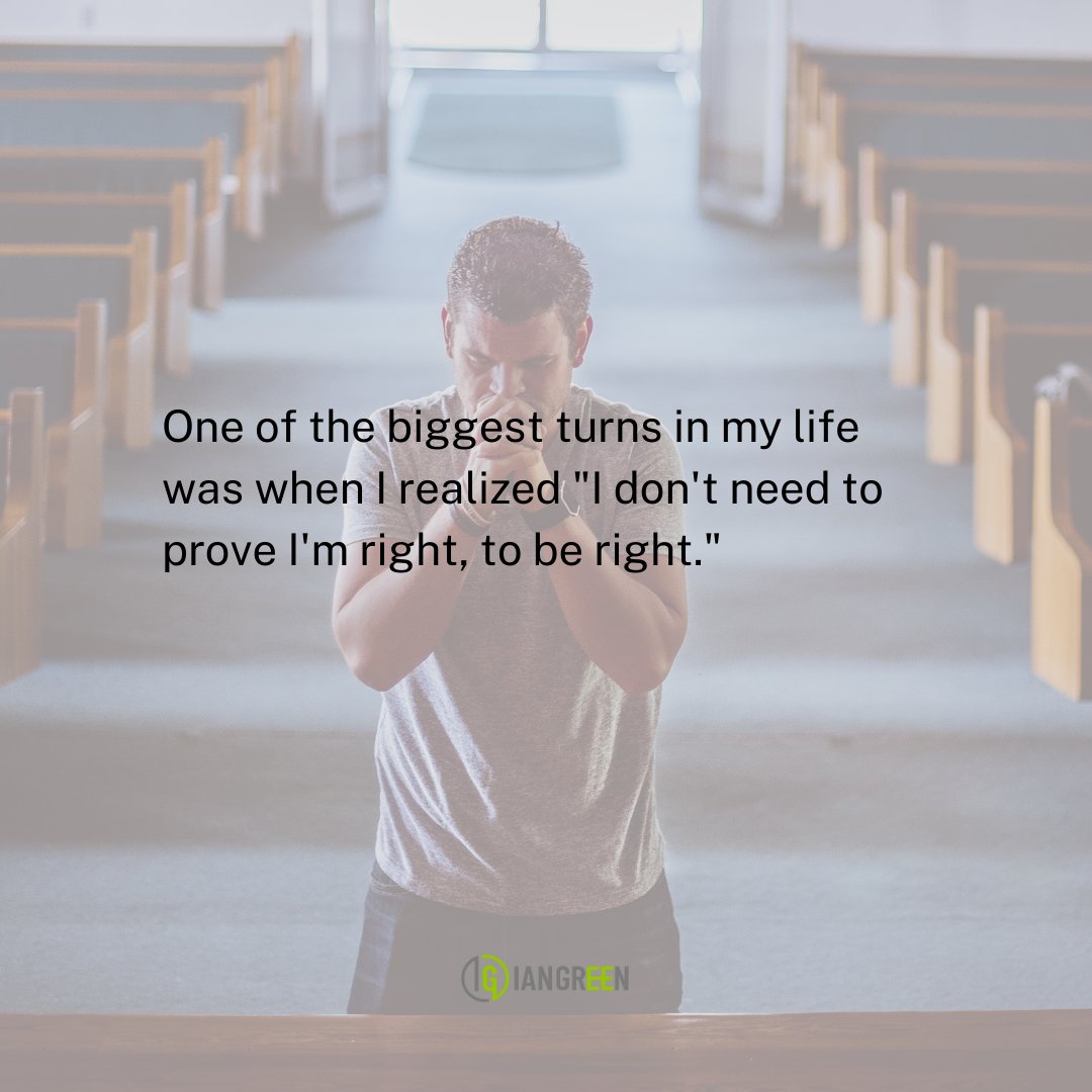 One of the biggest turns in my life was when I realized 'I don't need to prove I'm right, to be right.' 
.
.
.
#iangreen #reflectivejourney #mindfulmoments #faithfulheart #spiritualawareness #deepthoughts #slowliving #gratefulmindset