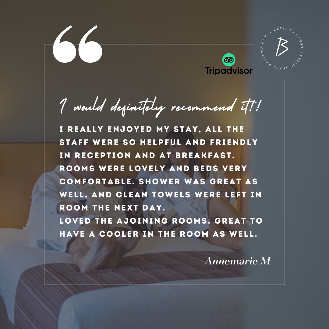 🌟Guest Review🌟
.
.
.
.
.

#BelmoreCourt #Enniskillen #Fermanagh #NorthernIreland #Staycation #PetFriendly #DogFriendly
#Vacation #TravelReview #GuestReview #5StarReview
#Hospitality #GreatService