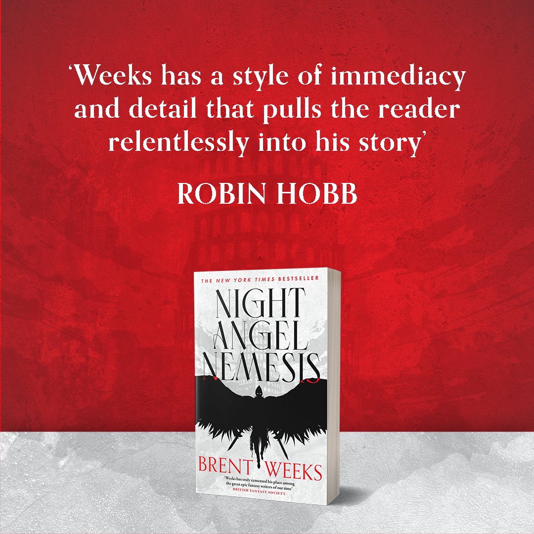 Readers and authors love Brent Weeks' new book just as much as us. If you haven't read Night Angel Nemesis yet, what are you waiting for?! The bank holiday weekend has Brent and your names on it – enjoy! @brentweeks