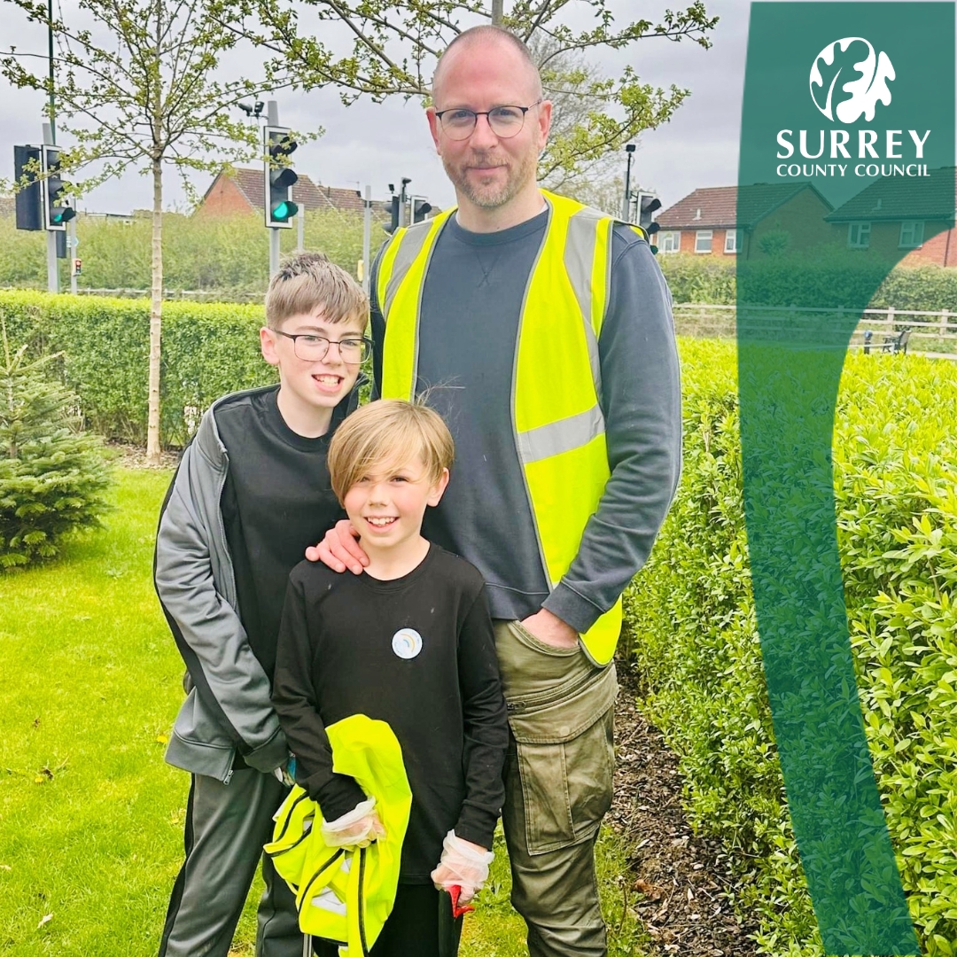 🌳 Nick recently used one of his employee volunteering days for litter picking in his local park. He even brought along his kids during the school holidays to help!  Well done for giving back and looking after the local community! 👏

#NoOneLeftBehind #SurreyJobs #Volunteering