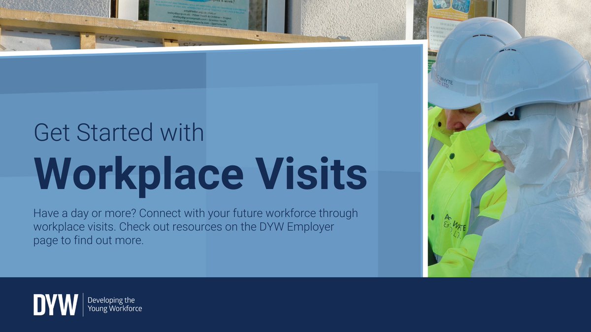 Show young people what to expect from roles within your organisation through workplace visits.

Connect with, and inspire, your future workforce.

Learn more: dyw.scot/employers

#ConnectingEmployers
#InspiringYoungMinds