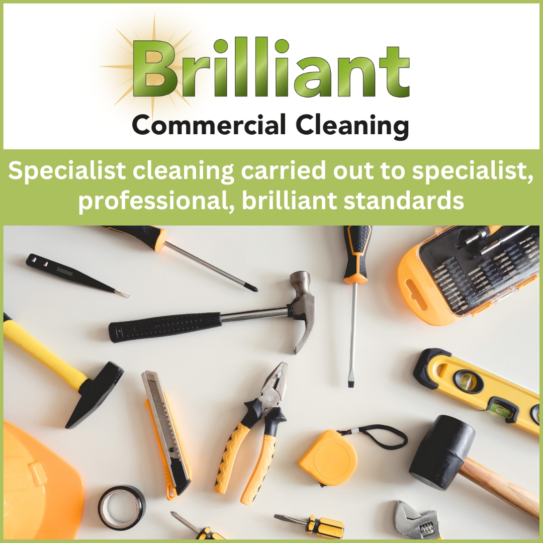 Grubby tools? Workshop #deepcleaning - Machinery, tools, equipment, technology, it's all safe in our expert hands. If you're looking for a #commercialcleaner get in touch brilliantcommercialcleaning.co.uk