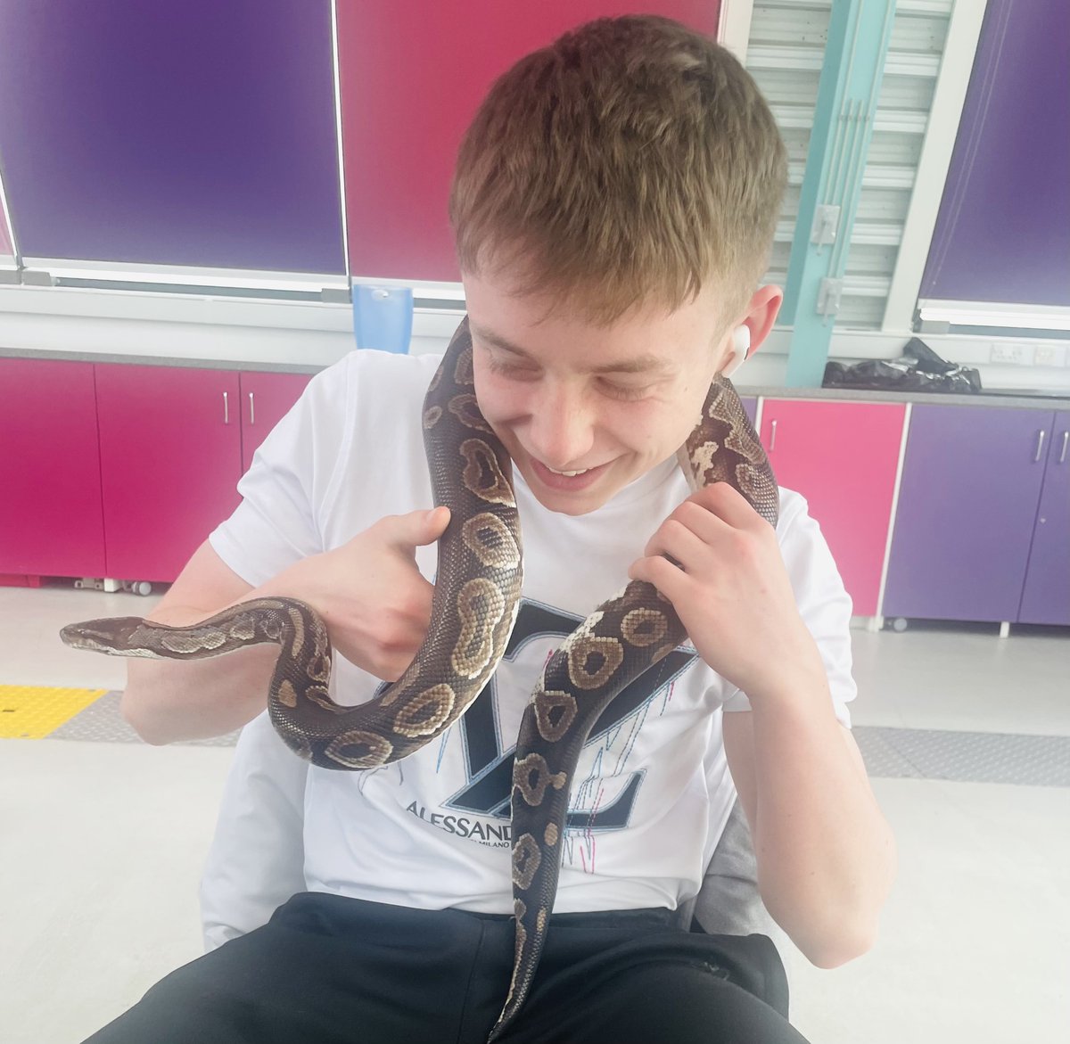 Every met a snake? Cuddled a bunny? Or held a hedgehog? 🐍 🐇 🦔 Students at our Ashington campus recently made friends with the #TherapyAnimals from Angela's Ark as part of our week long #wellbeing roadshow. Thank you for letting us get to know these amazing creatures!