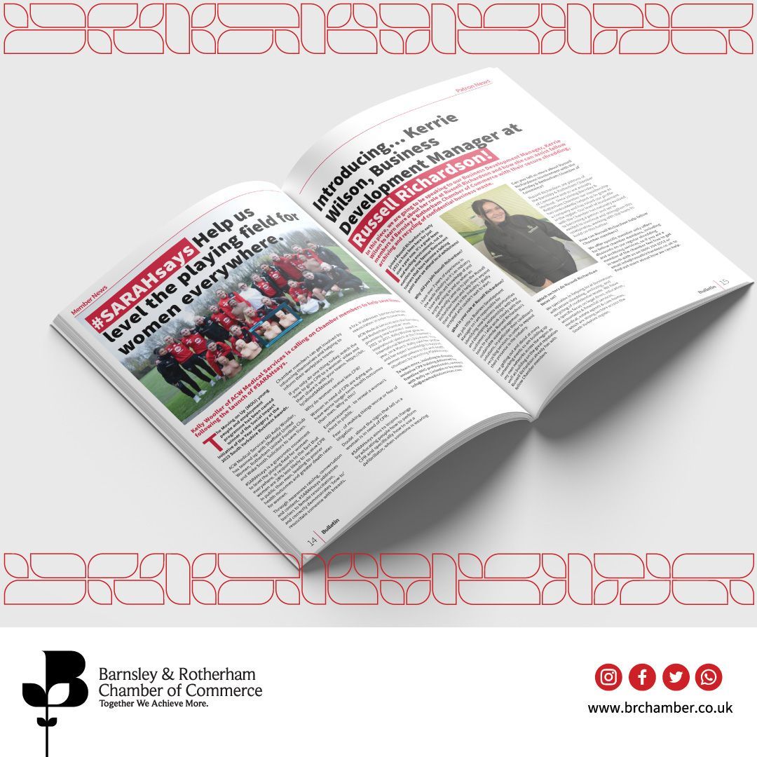 The Bulletin Issue 50 (April 2024) 👉 buff.ly/3JNBVsp Read the latest news from the Barnsley & Rotherham Chamber network!