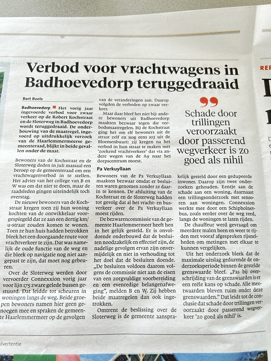 Slimme zet gemeente Haarlemmermeer
Zo dom dit.