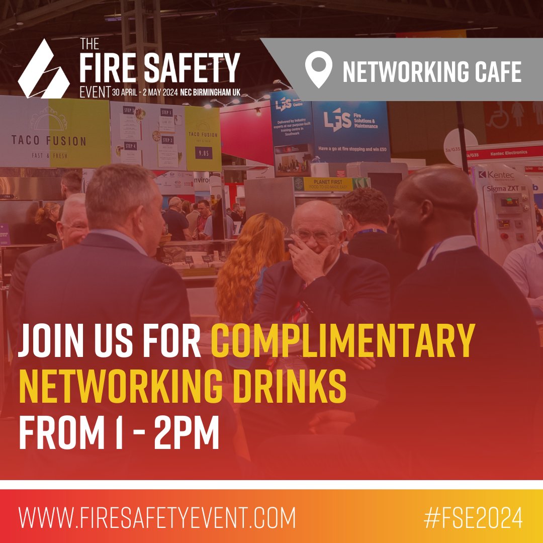 Join us for complimentary networking drinks hosted at the Networking Café! 🍺 Connect with your industry 🍺 Celebrate your achievements 🍺 Selection of drinks #FSE2024