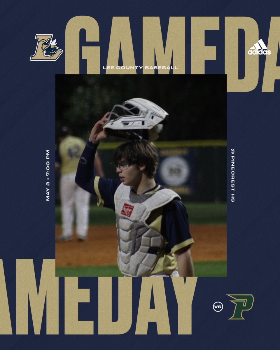 @leecountybaseball looks to take down the Patriots tonight in the SAC Conference Championship 🐝⚾️ #jacketpride #togetherweswarm