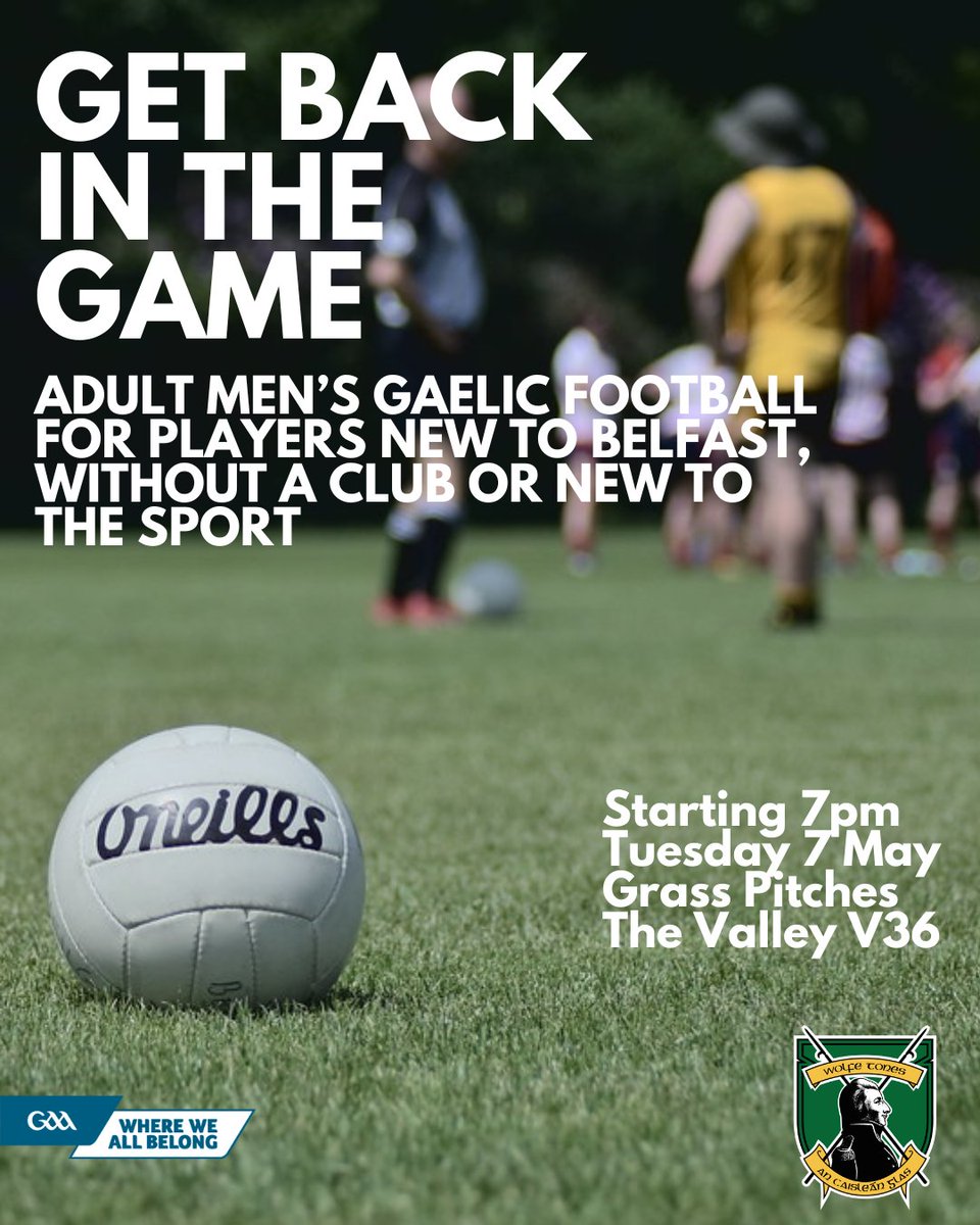 Missing the game? We've got you covered! Join our program to reignite your passion, relive memories, and potentially join our senior men's team! Don't let your Gaelic football days slip away. Get in touch now!