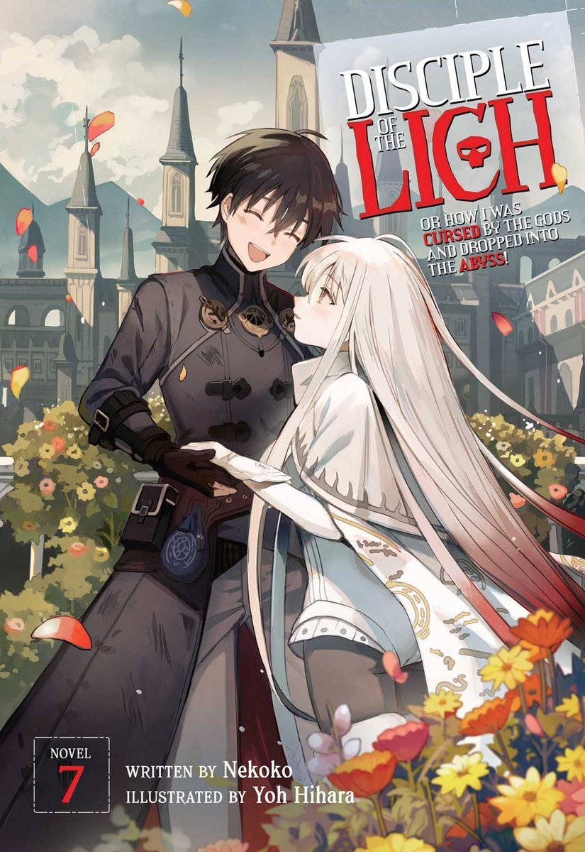 The wicked god Naiarotop shows his face at last to herald the ultimate showdown between Kanata and the higher powers governing this world. Disciple of the Lich: Or How I Was Cursed by the Gods and Dropped Into the Abyss! Vol. 7 from @gomanga is out. 📚global.bookwalker.jp/de44026e9a-d1e…