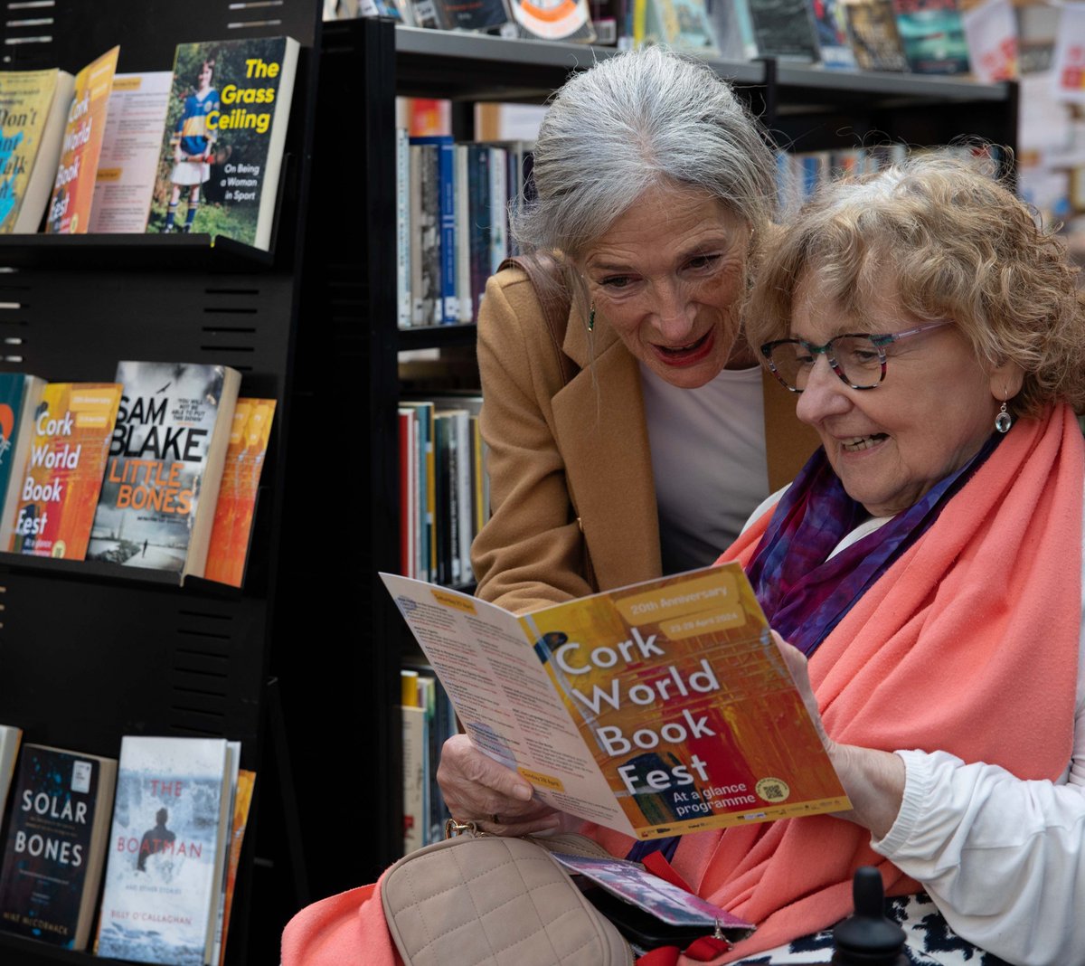 The City Library buzzed with activity during the Official Launch of the 20th Cork World Book Fest! 📚✨🎉 Irish writers Mary Morrissy, Evelyn Conlon, and Elaine Feeney, entertained the packed crowd of book enthusiasts with a fascinating discussion, moderated by Olivia O'Leary.