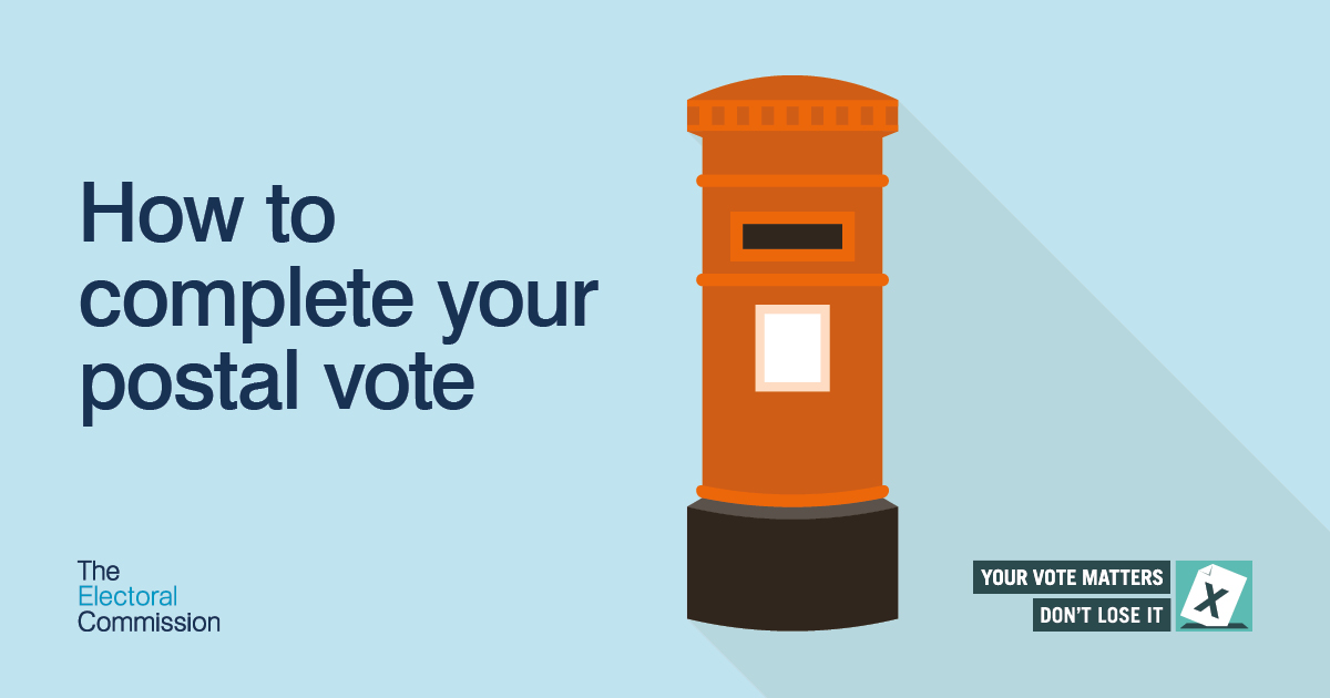 Calling all postal voters! ✉️ Forgot to post your vote? You can take it to your local polling station today and complete a form to ensure it counts. Be sure to talk to a member of staff upon arrival. Check your nearest polling station here 👉 wheredoivote.co.uk