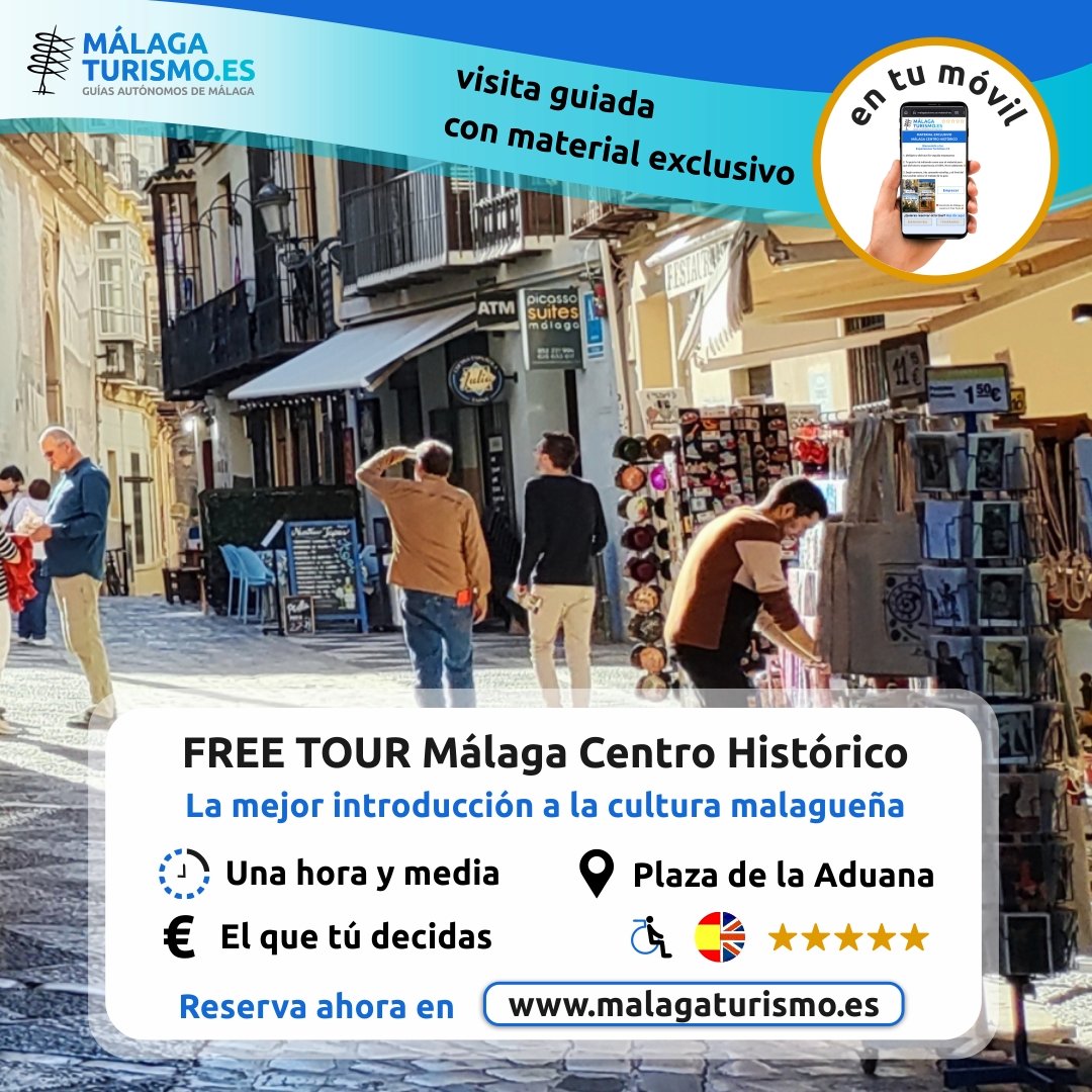 El Free Tour perfecto para conocer las principales calles y monumentos del centro histórico de Málaga aunque tengas poco tiempo para visitar la ciudad. + Info 👉 malagaturismo.es/free-tour-mala… ⭐ #malagaturismoes #freetourmalaga #malagaturismo #malagaciudadgenial