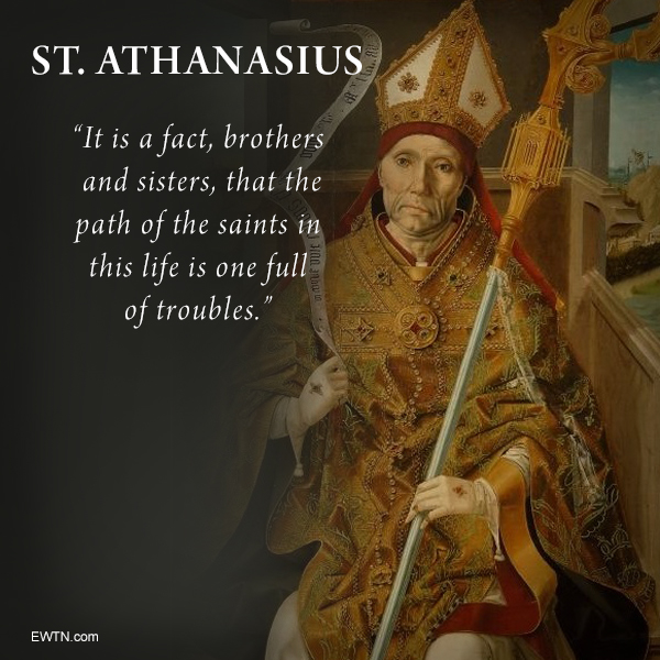 Catholics honor St. Athanasius on May 2. The fourth century bishop is known as “the father of orthodoxy” for his absolute dedication to the doctrine of Christ's divinity. catholicnewsagency.com/saint/st-athan…