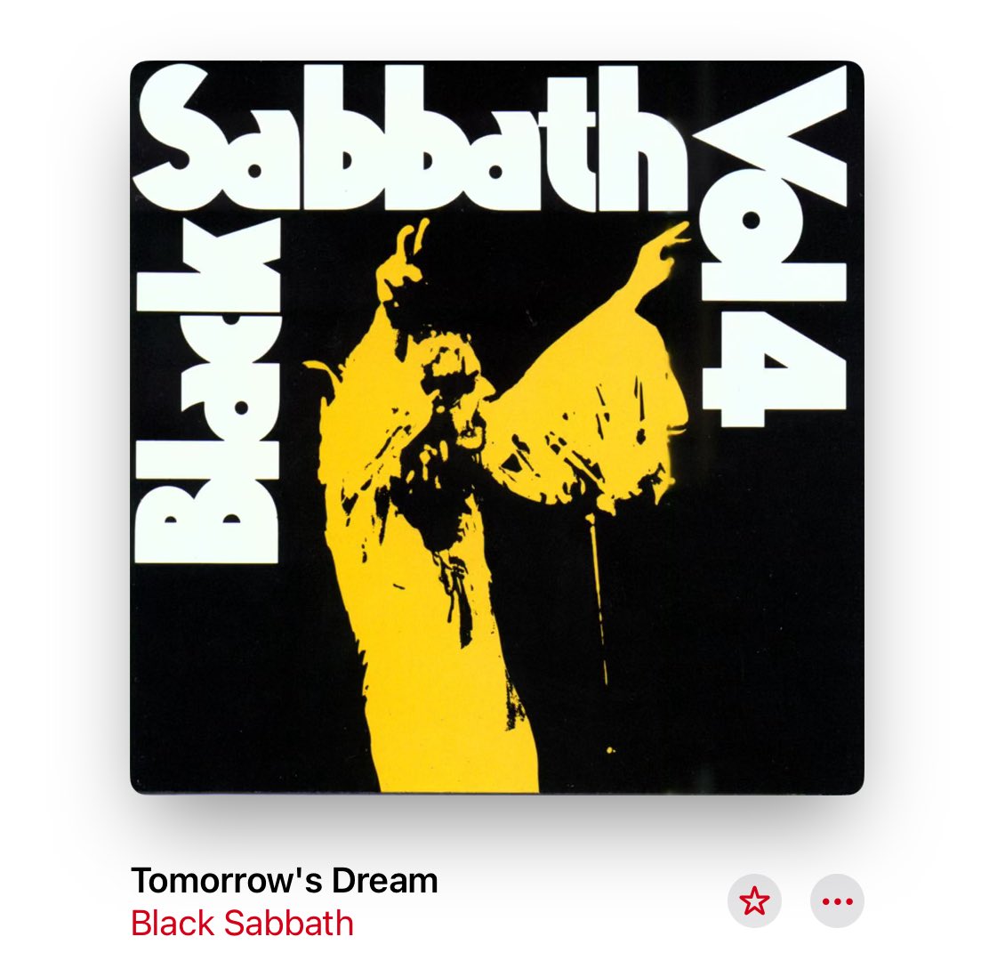 Morning ☕️☕️ music!! 🤘🏽🔊🤘🏽

#BlackSabbath