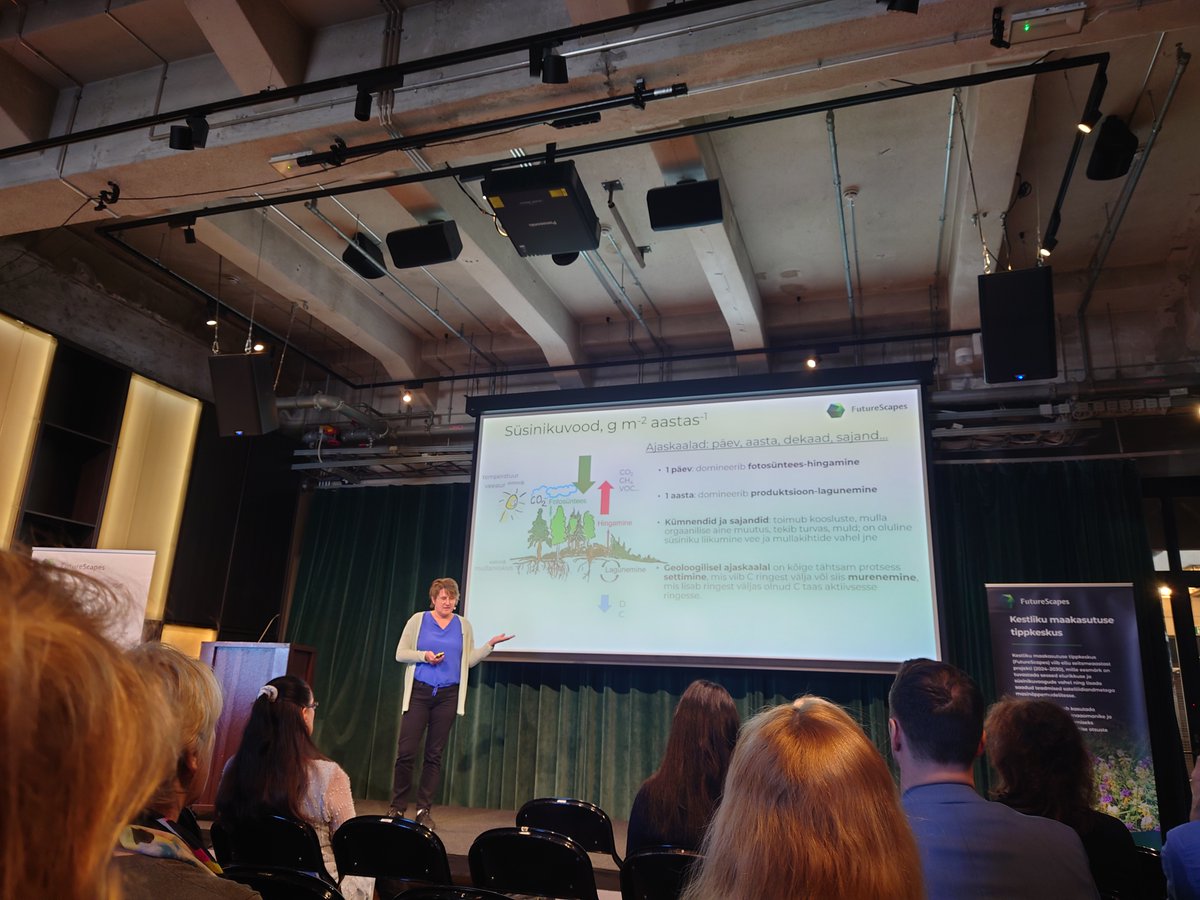 The open conference of @FutureScapes_ee started with @IvikaOstonen introducing the research of our team and the future contribution to this center of excellence! More information at futurescapes.ee