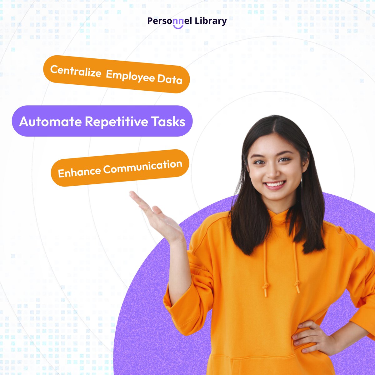 Transform Your HR Operations with Personnel Library's Integrated Solutions! Centralize employee data, automate repetitive tasks, and enhance communication with our intuitive HR management tools. 

 #HRTransformation #personnellibrary 
#HRManagement #StreamlineHR