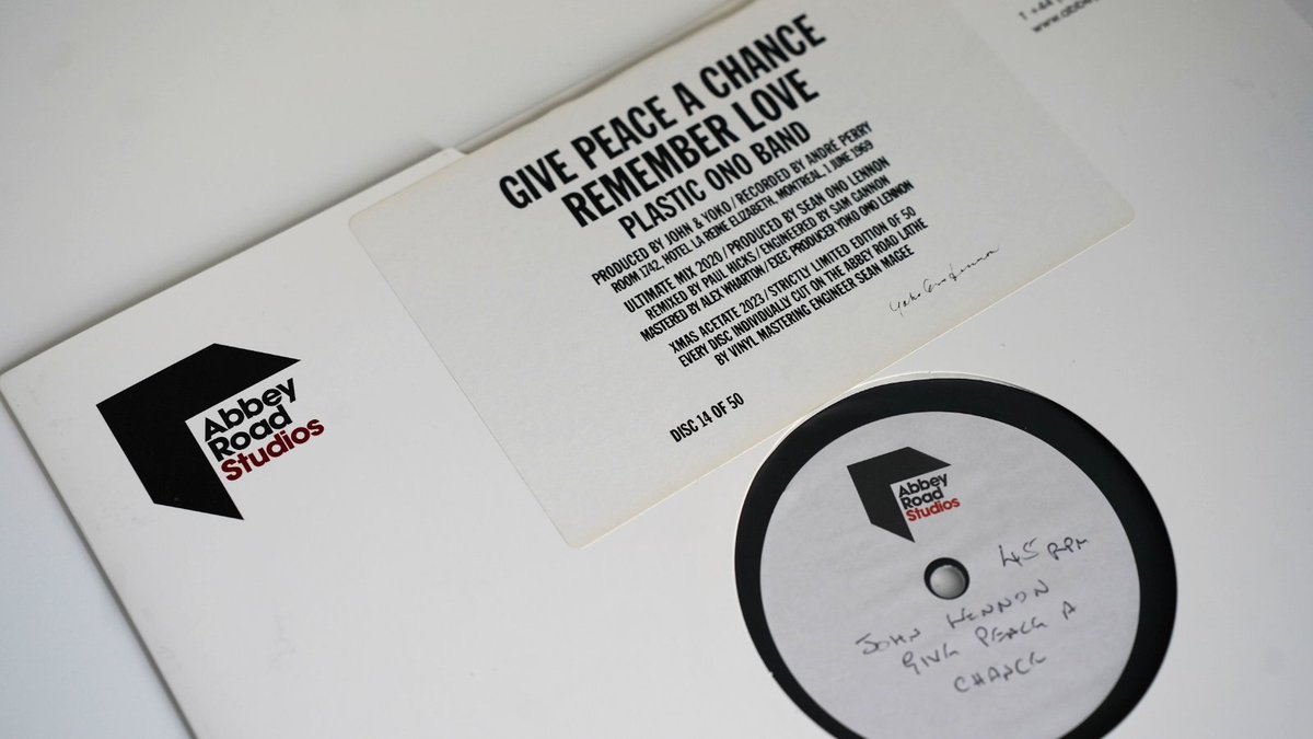Enter @ConcernUK's prize draw and win one of 50 ultra limited-edition vinyl acetates of John and Yoko’s Give Peace a Chance and Remember Love, all whilst supporting their work to end extreme poverty, whatever it takes. crowdfunder.co.uk/p/give-peace-a…