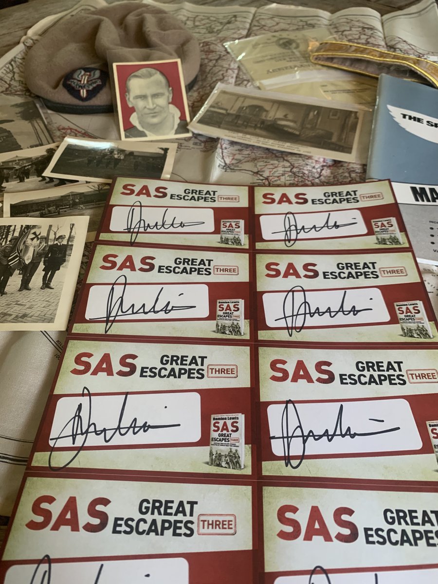 Coming soon - signed copies of SAS Great Escapes 3, I'm pleased to say. Watch this space for more details.👍