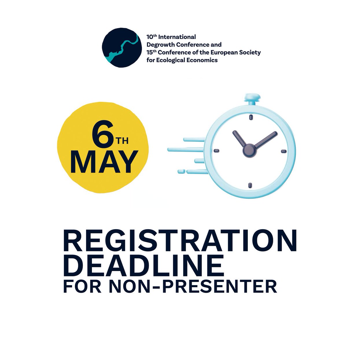 📢This is your last chance to participate in the International Conference. You can register until Monday, May 6 esee-degrowth2024.uvigo.gal/en/practical-i…