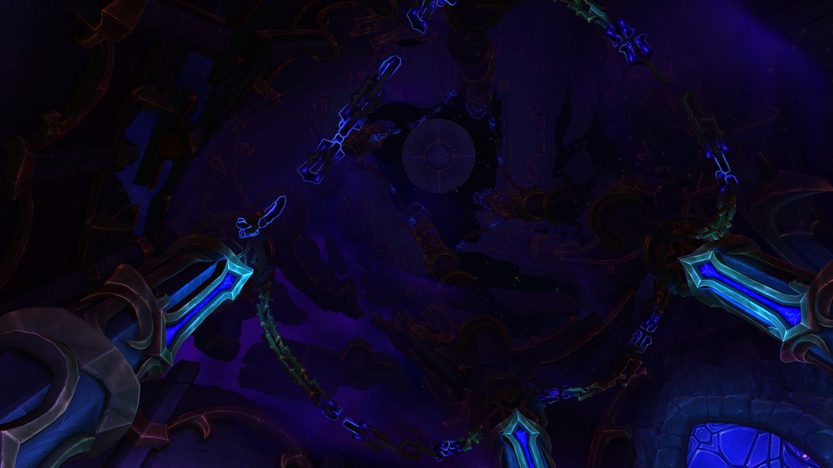 Whats he doing? Why was there a faceless one pretending to be Neltharion? What void entity is on the glass? What were the chains holding? Whats the deal with this portal to the dark beyond underneath the isle?

Doesnt matter now :P