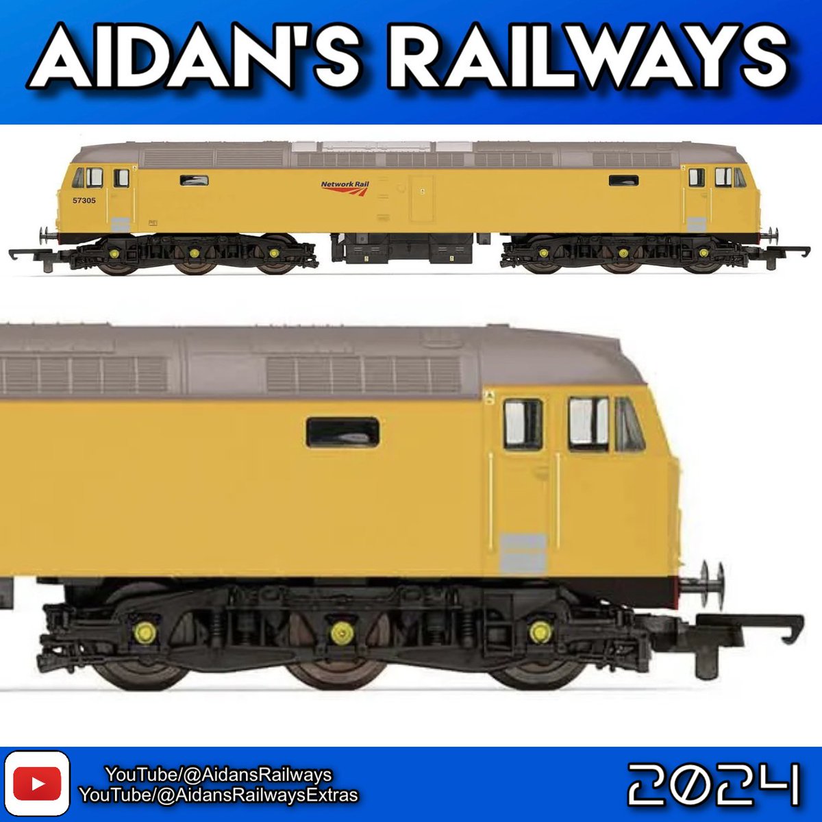 RailRoad Network Rail, Class 57, Co-Co, 57305 - Era 11
Purchase yours here 📷: prf.hn/l/jX4jwgz

#modelrailway #modeltrains #trains #railway #hornbytrains #modelrailways #modeltrain #modelrailroad #train #locomotive #gauge #railwaymodelling #steamtrain #trainset