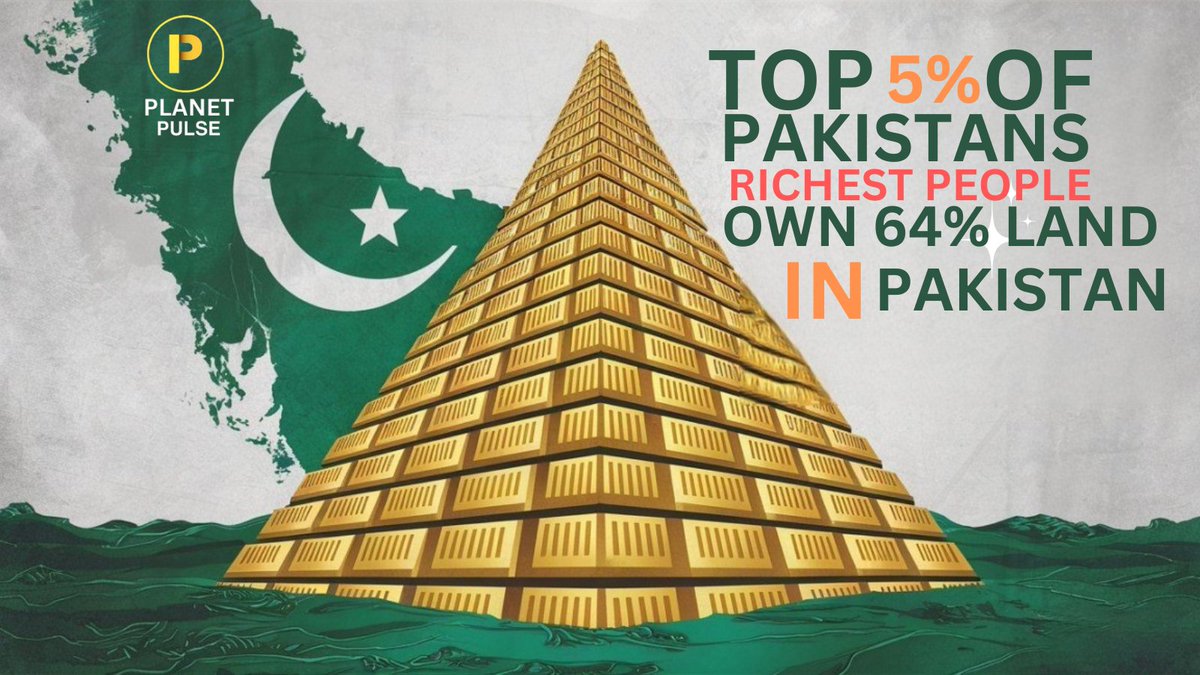 FactCheck: The Top 5% Of Pakistan's Richest People Own Almost 64% Land in Pakistan.  

Source🔍 : International Business Times

#Pakistan #Statistics #FactCheck