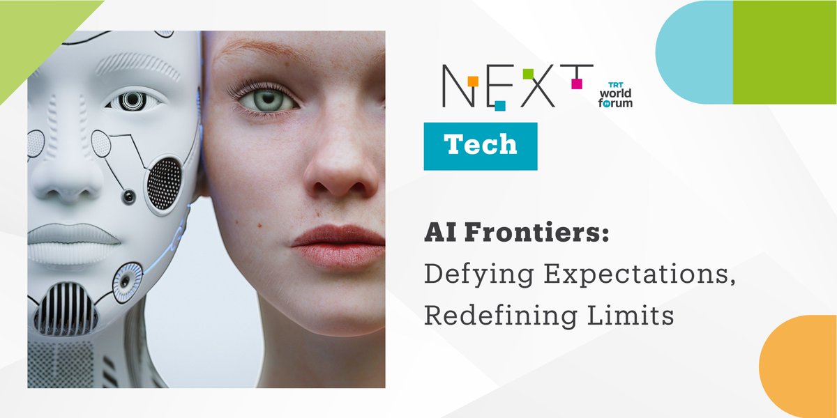 #NEXTbyTRTWorldForum24 will discuss: 'AI Frontiers: Defying Expectations, Redefining Limits' 🚀 The session will focus on exploring the impacts of AI in various sectors while delving into the ethical process. 🦾👩‍💻 🗓️18 May, Istanbul ✍️Register here:bit.ly/4b9uQya