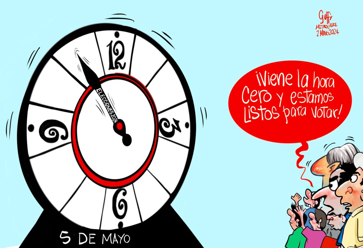#Caricatura de #MetroLibre para hoy, 2 de mayo de 2024. #Guffy #ActualidadML