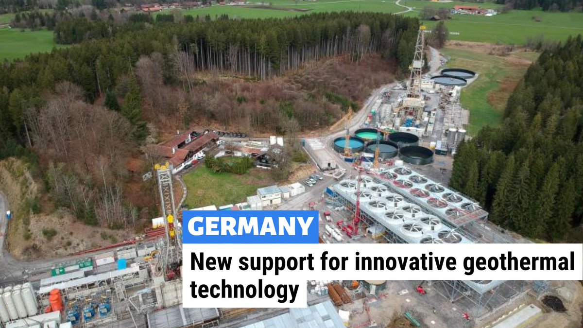 🇩🇪🇪🇺With the support of #InvestEU & the EU #InnovationFund, we are unlocking new financing for geothermal heating in Bavaria. We are providing a loan of close to €45m to support @Eavor's innovative technology, providing low-carbon heating to the region. 👉bit.ly/geothermal_tec…