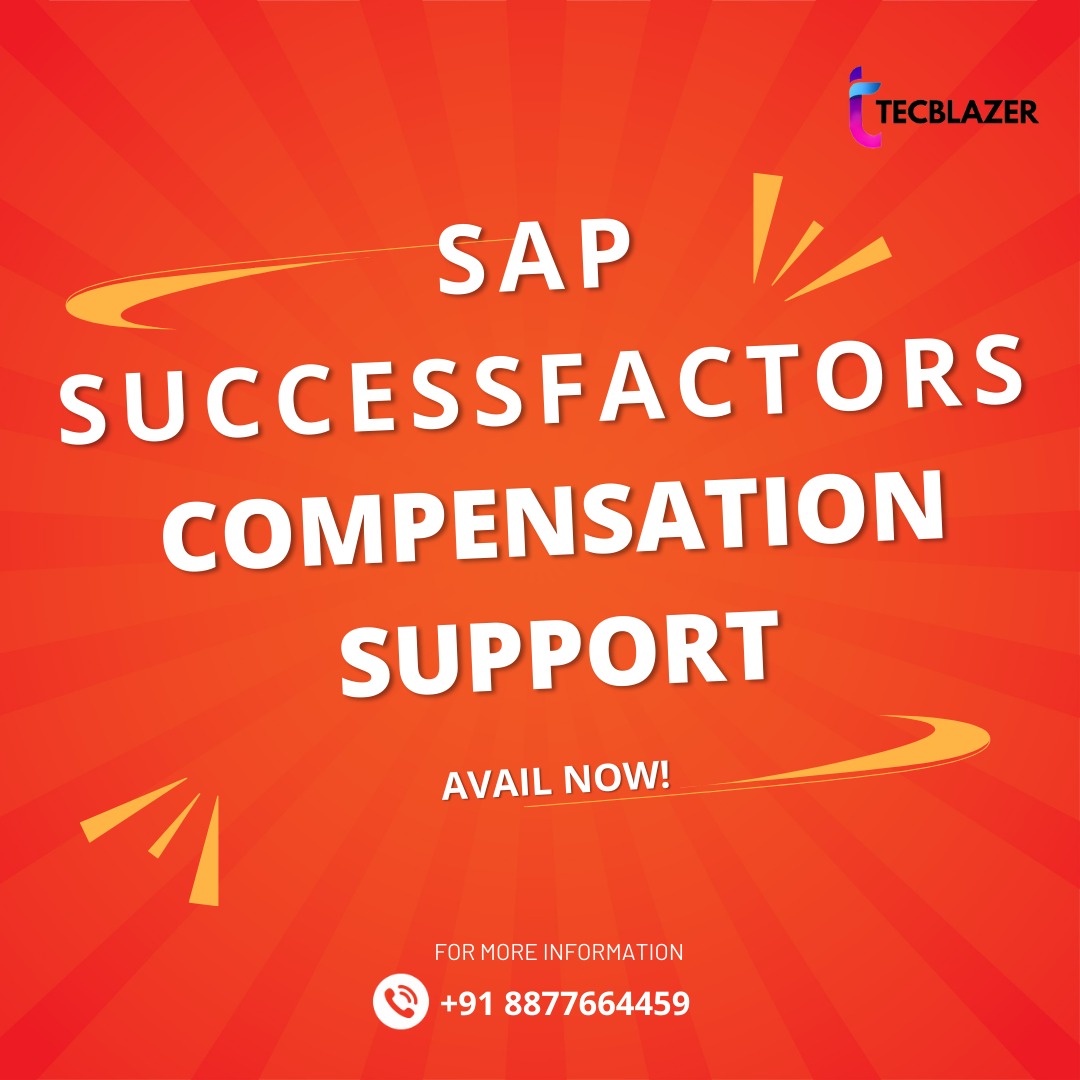 Unlock the power of SAP SuccessFactors Compensation module with Tecblazer Institute's expert training and support services. Maximize your organization's compensation strategies and rewards programs with confidence. #SAPSuccessFactors #CompensationTraining #Tecblazer