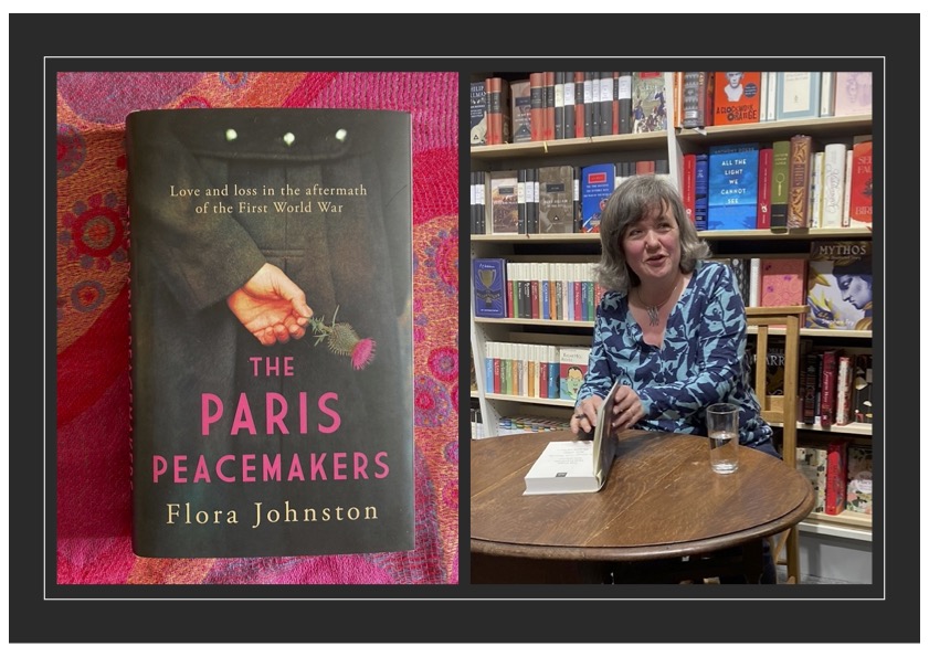 Great sold out event at #BlackwellsEdinburgh last night with #FloraJohnston talking to @JennyBrownBooks about her inspiring new novel #ParisPeacemakers. Lovely to see folk there from @moniackmhor, #Edinburghwritersforum and #ScottishHistoricalFiction @SusanElsley @JaneSAnderson15