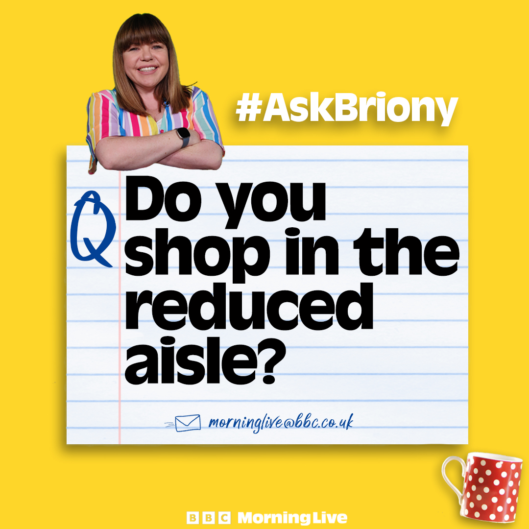 BBC Morning Live (@bbcmorninglive) on Twitter photo On Tuesday, cook <a href="/brionymaybakes/">Briony May Williams</a> will give her left over hacks and tips for bagging a bargain.
Do you shop in the reduced aisle? What time of day works to secure the best deals? Let us know! On Tuesday, cook <a href="/brionymaybakes/">Briony May Williams</a> will give her left over hacks and tips for bagging a bargain.
Do you shop in the reduced aisle? What time of day works to secure the best deals? Let us know!