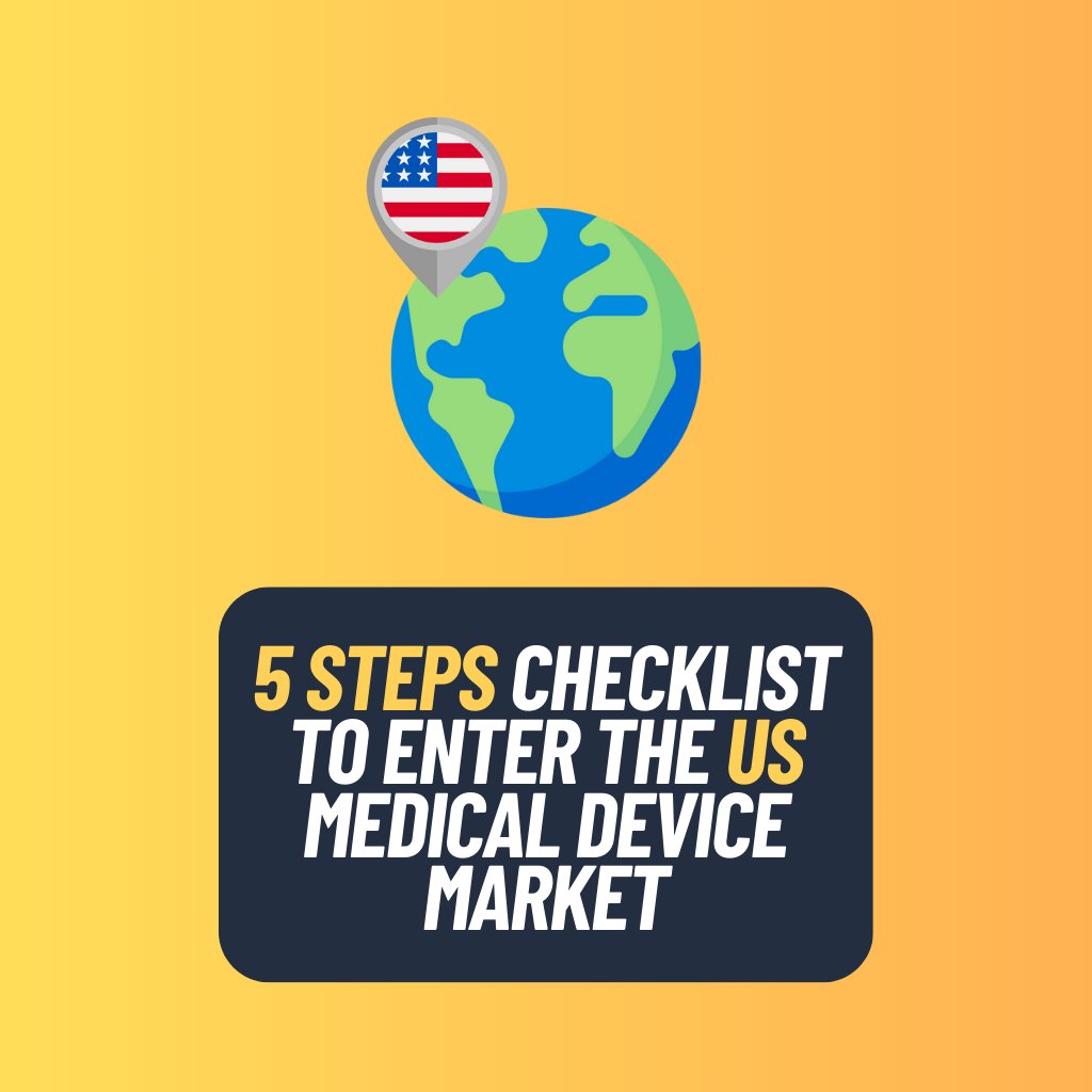 Are you an international Medtech firm considering expanding into the US market 🇺🇸? We have crafted a concise 5-step guide 📋 to guarantee a successful market entry. Check out the complete version on our blog – link in the comments!