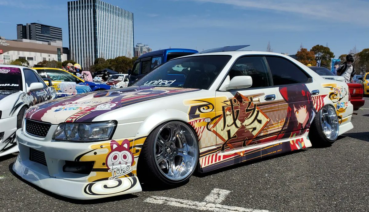 Itasha Heaven is worth going to for the sheer variety of cars you'll see, even if you're not an anime or manga fan!

#itasha #itashaheaven #jdmcars #R34GTR #r32gtr #r34skyline #BNR34 #C35 #Laurel #altezza #gt86 #legacy #hatsunemiku #manga #anime #weeb #痛車 #痛車天国