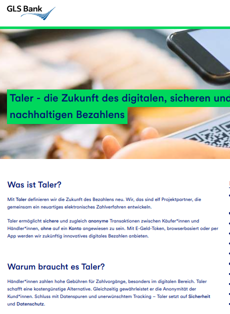 GLS testet Taler als Blaupause für den digitalen Euro und das „Finternet“ norberthaering.de/geldsystem/gnu…