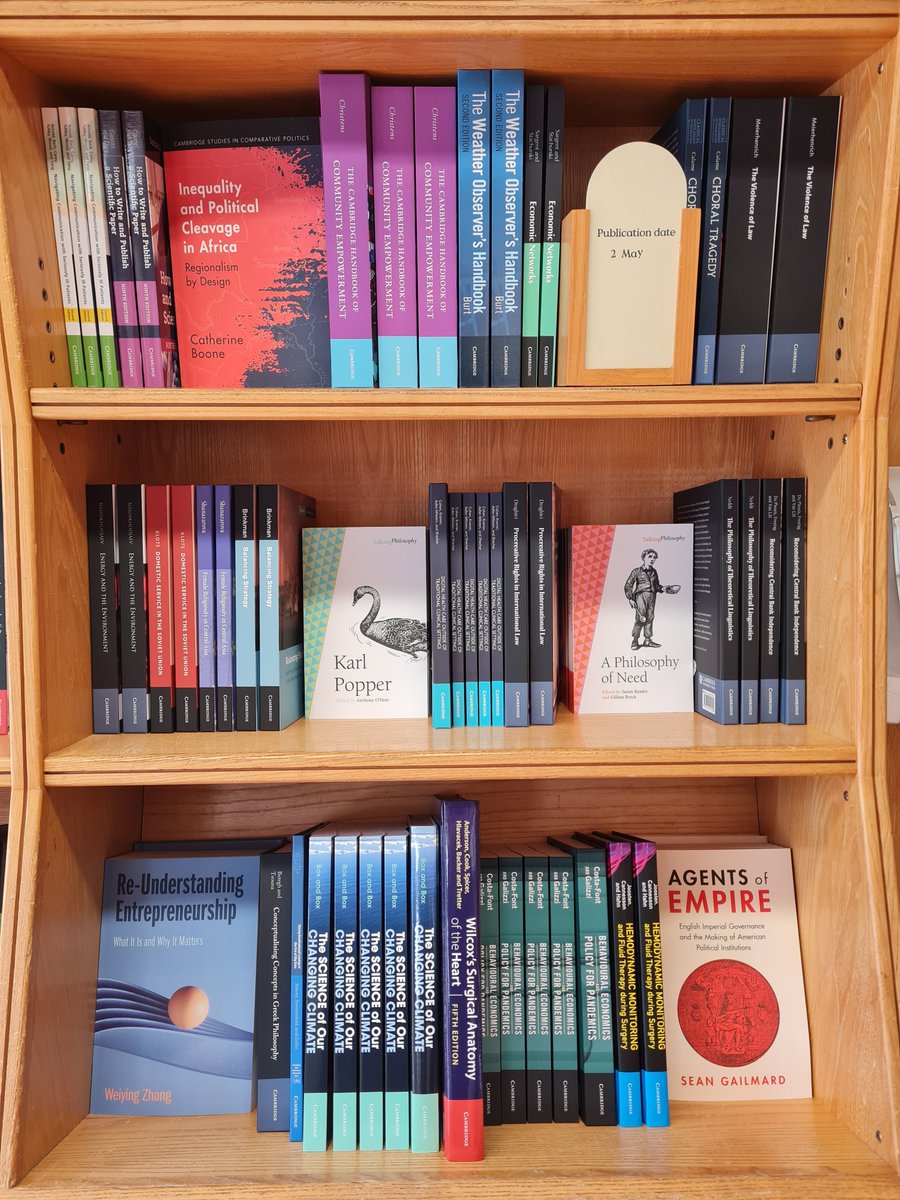 1/5 New Books: Our latest publications are out and basking in the spring sunshine (whilst it lasts) They include... cambridgebookshop.co.uk/collections/ne…