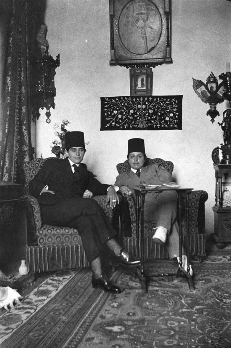 Two Women Dressed up in Men’s Suits, Zgharta, Lebanon, c. 1920. 🇱🇧 📷: Marie al-Khazen