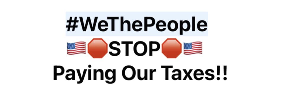 @CreasonJana This is a non-violent method of fighting them back BUT it must be done in mass! 
Are they using OUR money to help us and our country? HELL NO they're not. 
STOP feeding the problem!

#CivilDisobedience✔️
#PeacefulRevolution☮️