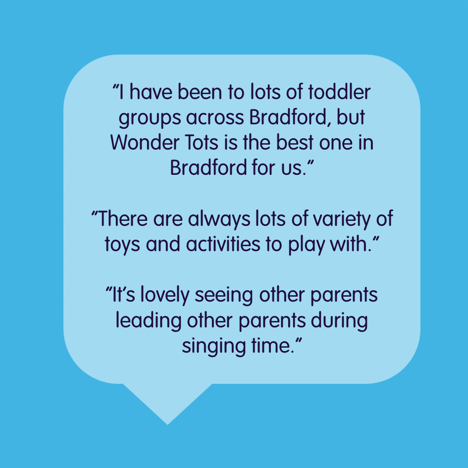 Our absolute favourite thing is seeing first hand the joy and fun our families and their little ones are having at events and activities. This week we've had some lovely photos and feedback from Barkerend Buddies & Wonder Tots who have enjoyed a feast of fun this week.