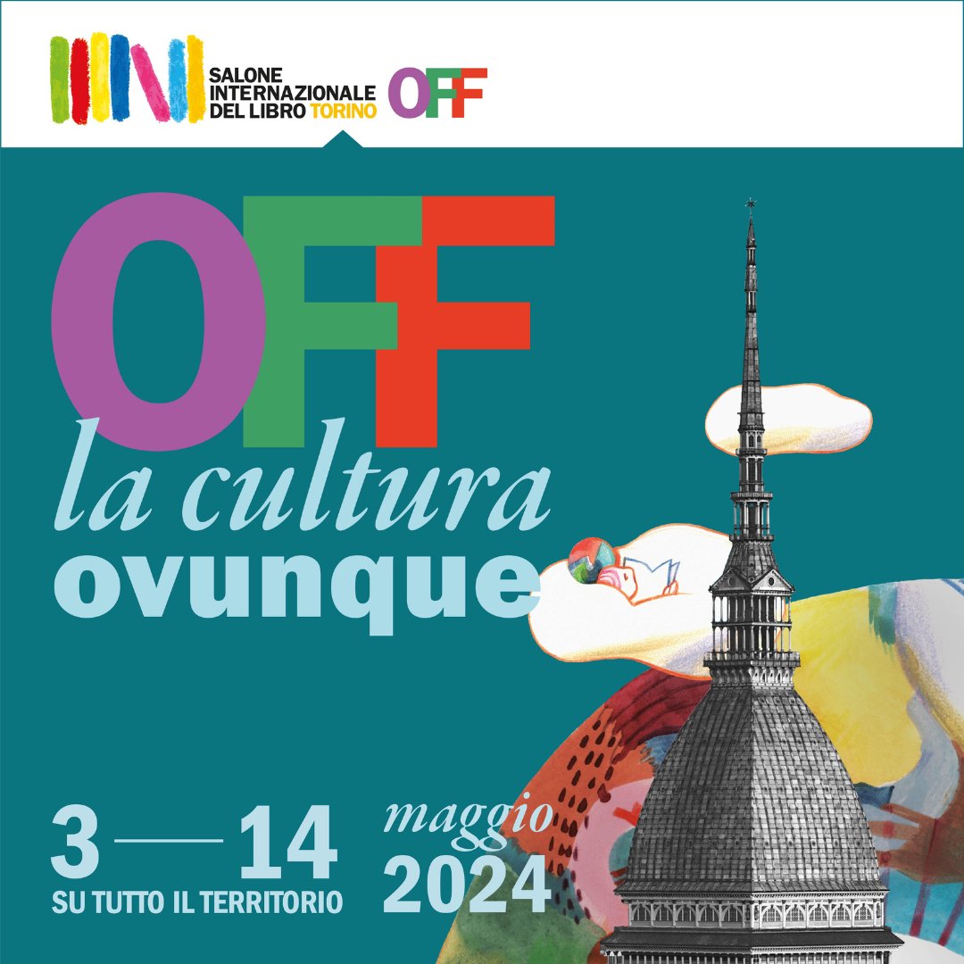 Il #SaloneOff24 inizia domani ☁️❤️ Potete scoprire i nostri incontri su tutto il territorio piemontese con il programma completo: bit.ly/ProgrammaSalon…