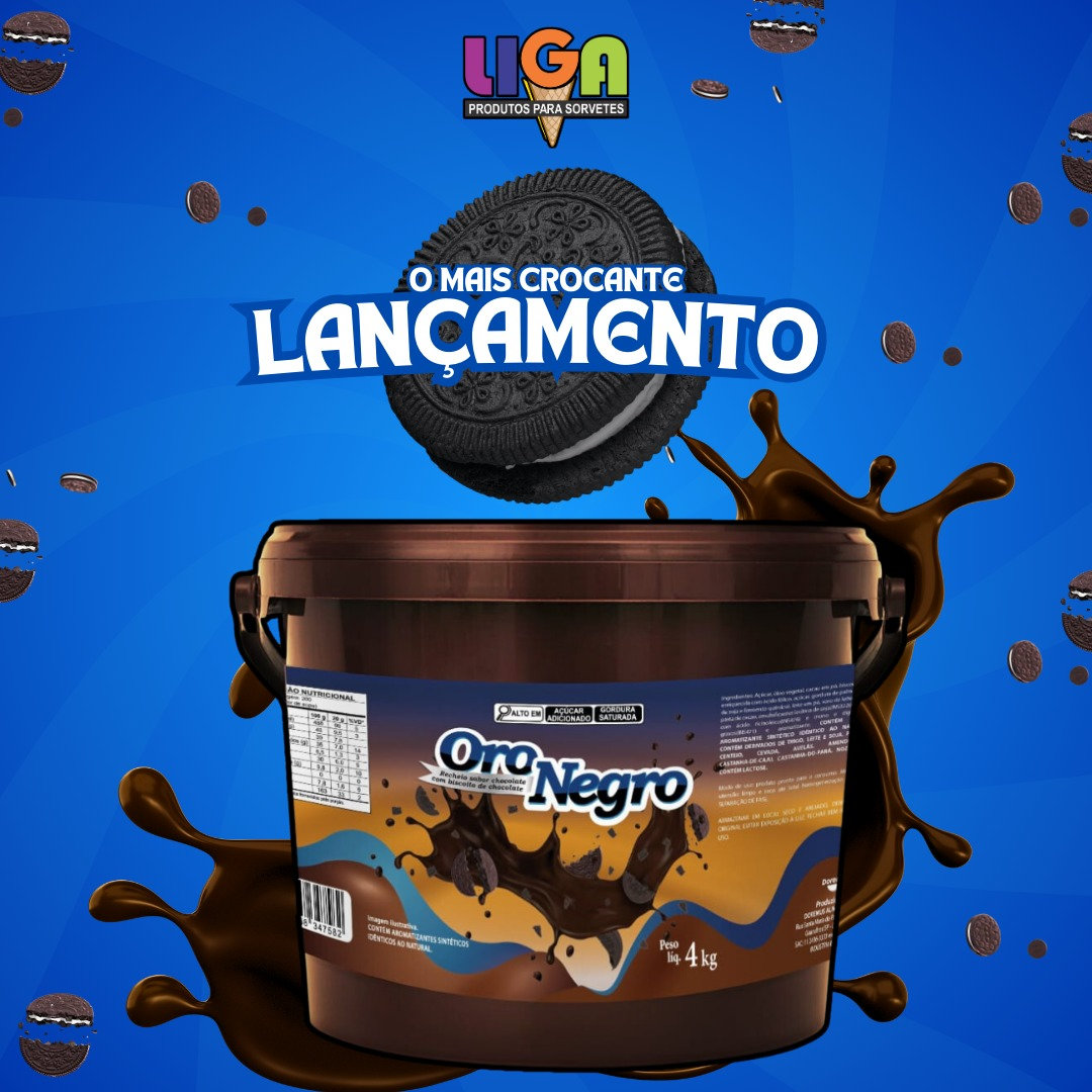 ligaparasorvete's tweet photo. Eu ouvi um ALERTA NOVIDADE? 🤩
Simmmm, tem produto novo na área 🤗
Esse é o Oro Negro, com deliciosos pedaços de biscoito, além de deliciosos são extremamente crocantes! Vale a pena experimentar... #ligaparasorvete #doremus #oronegro #novidade #guarulhos #praiagrande https://t.co/ta6Y4R168m