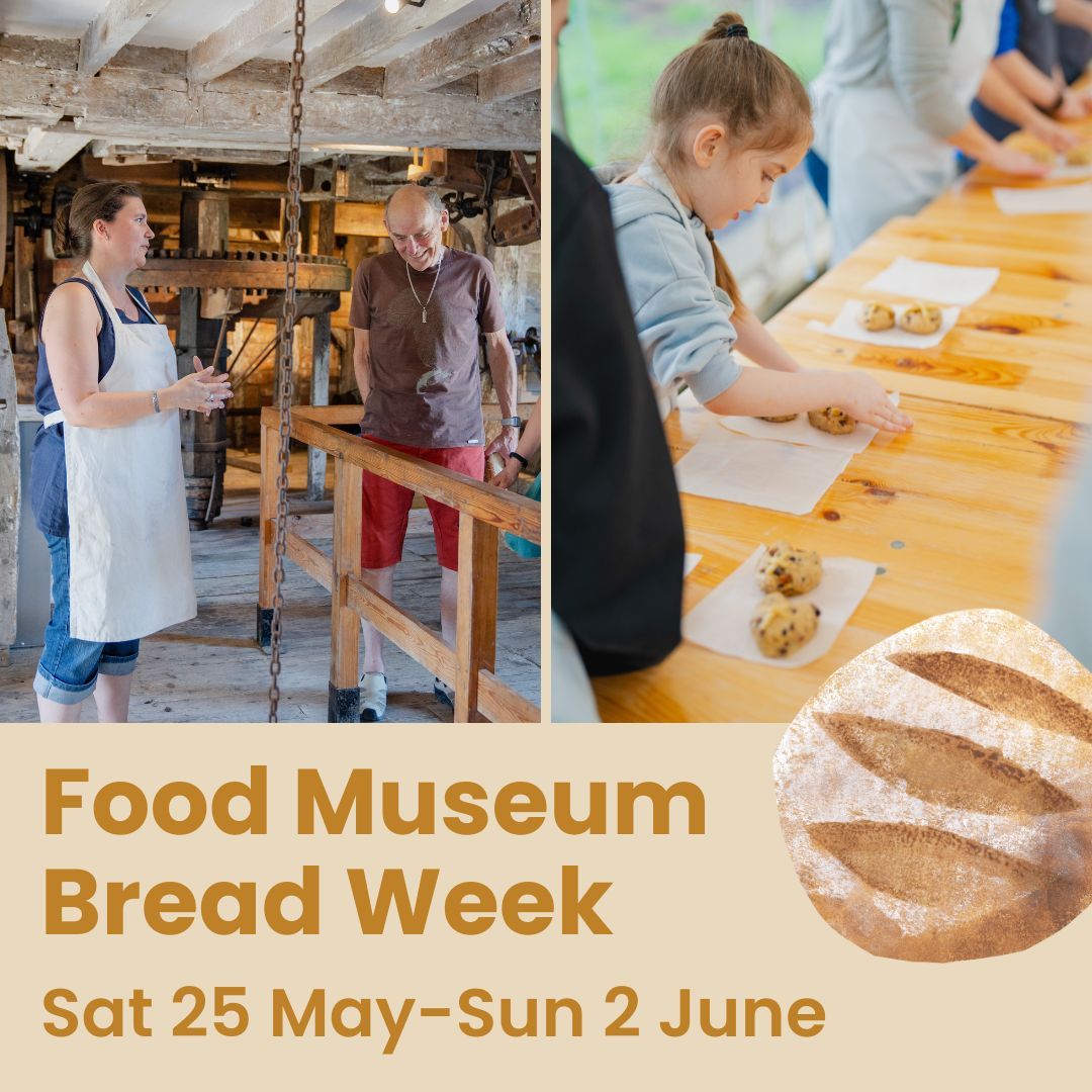 Celebrate bread and baking with the Food Museum this May half-term! 🍞 From 25 May-2 June, we've got a range of exciting activities and experiences following the journey of a loaf as it’s grown, milled, proved, baked and eaten at the museum 🌾 buff.ly/3UllnNl