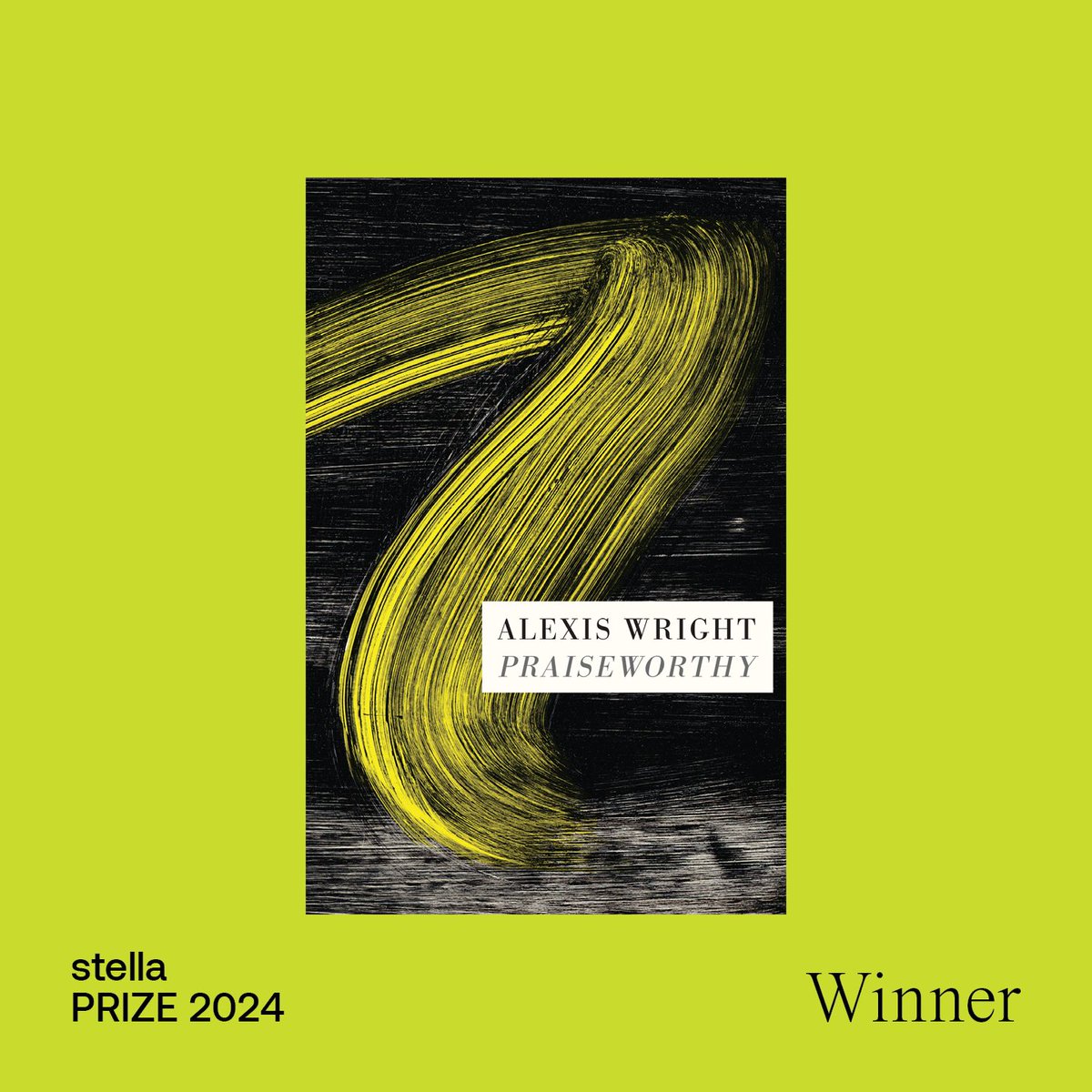 Congratulations to Alexis Wright, who has made history tonight in becoming the first author to win @TheStellaPrize for the second time with Praiseworthy! 

‘A canon-crushing Australian novel for the ages.’ — #2024stellaprize judges

Learn more: stella.org.au/alexis-wright-…